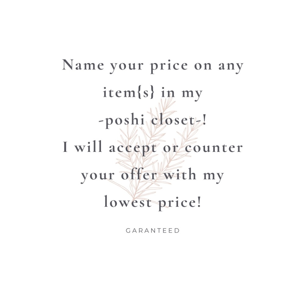 𝑵𝒂𝒎𝒆 𝒚𝒐𝒖𝒓 𝒑𝒓𝒊𝒄𝒆 𝒐𝒏 𝒂𝒏𝒚 𝒊𝒕𝒆𝒎{𝒔}